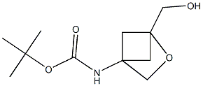 tert-butyl N-[1-(hydroxymethyl)-2-oxabicyclo[2.1.1]hexan-4-yl]carbamate Structure