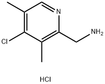 1-(4-Chloro-3,5-dimethylpyridin-2-yl)methanamine dihydrochloride 구조식 이미지