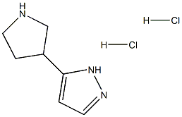 5-(pyrrolidin-3-yl)-1H-pyrazole dihydrochloride Structure