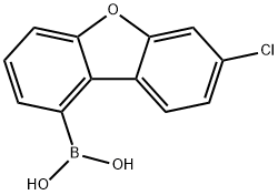 (7-chlorodibenzo[b,d]furan-1-yl)boronic acid 구조식 이미지