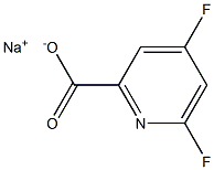 sodium 4,6-difluoropyridine-2-carboxylate 구조식 이미지