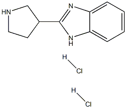 2-(pyrrolidin-3-yl)-1H-benzo[d]imidazole dihydrochloride Structure