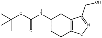 tert-butyl 3-(hydroxymethyl)-4,5,6,7-tetrahydrobenzo[d]isoxazol-5-ylcarbamate* Structure