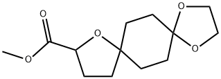 1,4,9-Trioxa-dispiro[4.2.4.2]tetradecane-10-carboxylic acid methyl ester* Structure