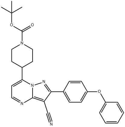 tert-butyl 4-(3-cyano-2-(4-phenoxyphenyl)pyrazolo[1,5-a]pyrimidin 