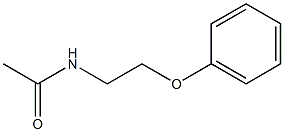 N-(2-Phenoxyethyl)acetamide Structure