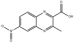 3-Methyl-6-nitroquinoxaline-2-carboxylic acid 구조식 이미지