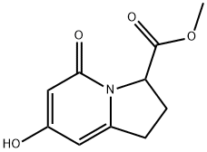 methyl 7-hydroxy-5-oxo-1,2,3,5-tetrahydroindolizine-3-carboxylate* Structure