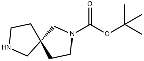 tert-butyl (R)-2,7-diazaspiro[4.4]nonane-2-carboxylate Structure