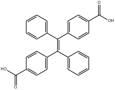 (E)-4,4'-(1,2-diphenylethene-1,2-diyl)dibenzoic acid Structure