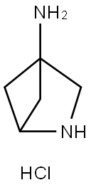 2-azabicyclo[2.1.1]hexan-4-amine dihydrochloride 구조식 이미지