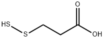 Propanoic acid, 3-(thiosulfeno)- Structure