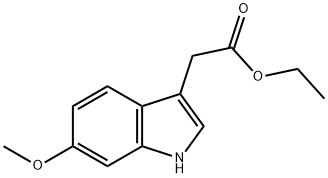 ethyl 2-(6-methoxy-1H-indol-3-yl)acetate Structure