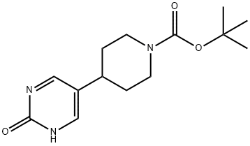 tert-butyl 4-(2-hydroxypyrimidin-5-yl)piperidine-1-carboxylate 구조식 이미지
