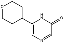 6-(tetrahydro-2H-pyran-4-yl)pyrazin-2-ol Structure