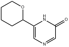 6-(tetrahydro-2H-pyran-2-yl)pyrazin-2-ol Structure