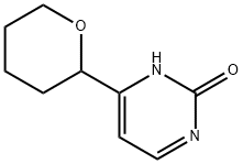 4-(tetrahydro-2H-pyran-2-yl)pyrimidin-2-ol Structure
