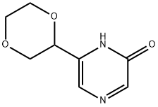 6-(1,4-dioxan-2-yl)pyrazin-2-ol Structure