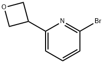 2-bromo-6-(oxetan-3-yl)pyridine 구조식 이미지