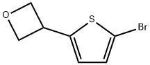 3-(5-bromothiophen-2-yl)oxetane Structure