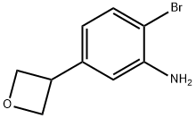 2-bromo-5-(oxetan-3-yl)aniline 구조식 이미지