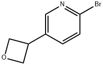 2-bromo-5-(oxetan-3-yl)pyridine 구조식 이미지