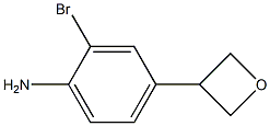 2-bromo-4-(oxetan-3-yl)aniline Structure