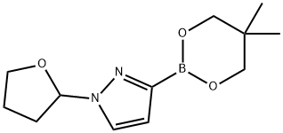 N-(Oxolan-2-yl)imidazole-3-boronic acid neopentylglycol ester 구조식 이미지