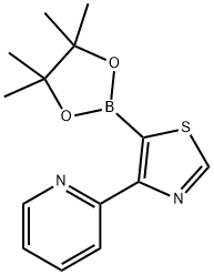 4-(2-Pyridyl)thiazole-5-boronic acid pinacol ester 구조식 이미지