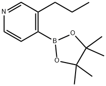 3-(n-Propyl)pyridine-4-boronic acid pinacol ester Structure