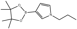 1-propyl-3-(4,4,5,5-tetramethyl-1,3,2-dioxaborolan-2-yl)-1H-pyrrole Structure