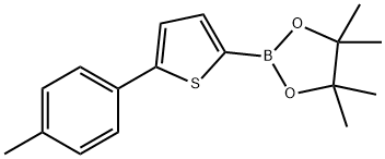 5-(4-Tolyl)thiophene-2-boronic acid pinacol ester 구조식 이미지