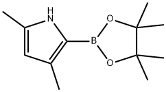 3,5-Dimethyl-1H-pyrrole-2-boronic acid pinacol ester 구조식 이미지