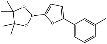 5-(3-Tolyl)furan-2-boronic acid pinacol ester Structure