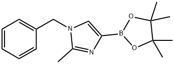 1-benzyl-2-methyl-4-(4,4,5,5-tetramethyl-1,3,2-dioxaborolan-2-yl)-1H-imidazole Structure