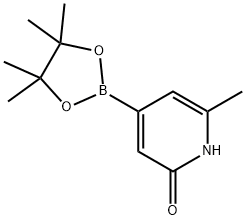 2-Hydroxy-6-methylpyridine-4-boronic acid pinacol ester Structure