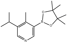 4-Methyl-5-(iso-propyl)pyridine-3-boronic acid pinacol ester Structure
