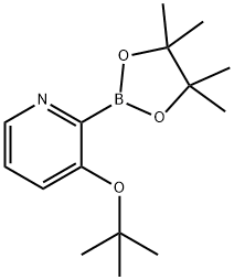 3-(tert-Butoxy)pyridine-2-boronic acid pinacol ester Structure