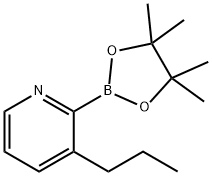 3-(n-Propyl)pyridine-2-boronic acid pinacol ester Structure