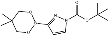 N-Boc-Imidazole-3-boronic acid neopentylglycol ester Structure