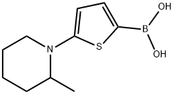 5-(2-Methylpiperidin-1-yl)thiophene-2-boronic acid 구조식 이미지