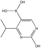 2-Hydroxy-4-(iso-propyl)pyrimidine-5-boronic acid 구조식 이미지