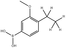 3-Methoxy-4-(ethyl-d5)-phenylboronic acid Structure