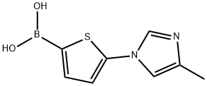 5-(4-Methylimidazol-1-yl)thiophene-2-boronic acid 구조식 이미지