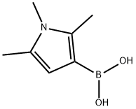 1,2,5-Trimethylpyrrole-3-boronic acid Structure