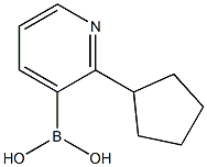 2-(Cyclopentyl)pyridine-3-boronic acid Structure