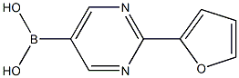 (2-(furan-2-yl)pyrimidin-5-yl)boronic acid Structure