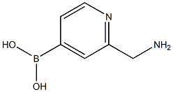 [2-(AMINOMETHYL)PYRIDIN-4-YL]BORONIC ACID Structure