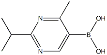 4-Methyl-2-(iso-propyl)pyrimidine-5-boronic acid 구조식 이미지