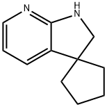 Spiro[cyclopentane-1,3'-[3H]pyrrolo[2,3-b]pyridine], 1',2'-dihydro- Structure